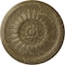Ekena Millwork Temple Ceiling Medallion (Fits Canopies up to 9 1/4"), 24"OD x 1 5/8"P, Mississippi Mud Crackle CM24TEMMC - alternate 1